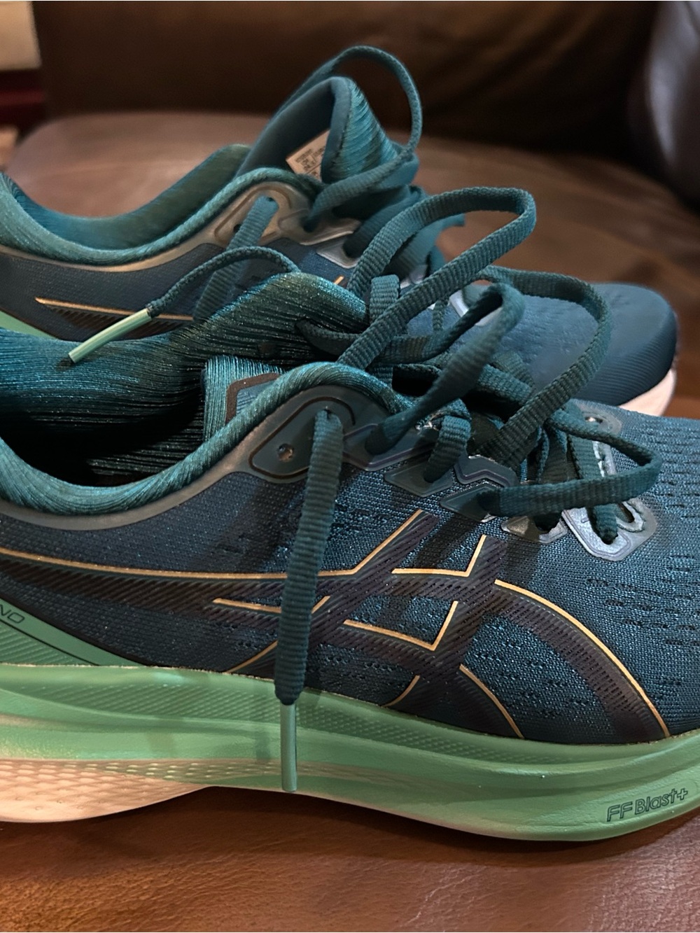 ASICS Teal women 7.5 gel running shoes